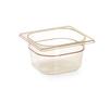 Hendi Gastronormbak 1/6 | 100 mm hoog | grilamid bpa-vrij transparant | hittebestendig | 869673