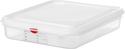 HENDI 873250 GN 1/2 container, polypropyleen, , GN 1/2, 4L, Transparant, 325x265x(H)65mm