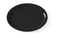 Hendi Dienblad zwart ovaal 265x195 mm PP |878552