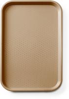 Fastfooddienblad Polypropyleen GN 1/1, AmerBox, GN 1/1, Bruin, 530x325x(H)20mm - 878583