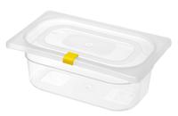 Hendi Deksel clips voor HACCP voorraaddozen | geel | 12 stuks | 880685