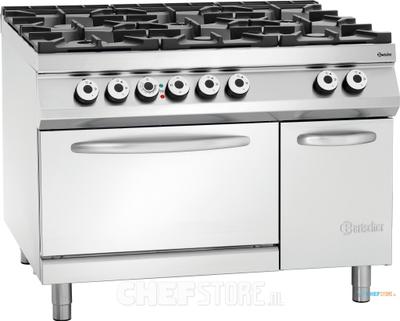 Bartscher Gasfornuis 6 Branders EO GN 2/1 NS - 2952481 1