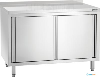 Werkkast | 120cm breed | Met achteropstand | Schuifdeur | TS | Bartscher | 338127 1
