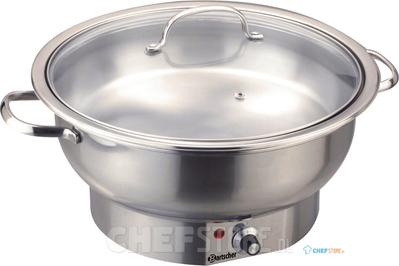 Chafing Dish | E liter | rond | 3,8L | Bartscher | 500835 1