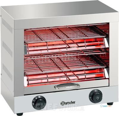 Toastoven, Gratineeroven, 2 Niveaus, Elektrisch, Met Tang, Bartscher A151600 1