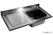 Spoeltafelblad | 2 Rechts | 160 x 70cm | Combisteel | 7013.1165 2