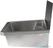 RVS WASBAK 1 KRAAN 600MMINCLUSIEF AFVOERPLUG En SPATSCHERM - Combisteel 7013.4600 3