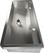 RVS WASBAK 2 KRANEN 1200MMINCLUSIEF AFVOERPLUG En SPATSCHERM - Combisteel 7013.4605 7