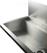 RVS WASBAK 2 KRANEN 1200MMINCLUSIEF AFVOERPLUG En SPATSCHERM - Combisteel 7013.4605 13