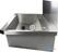 RVS WASBAK 2 KRANEN 1200MMINCLUSIEF AFVOERPLUG En SPATSCHERM - Combisteel 7013.4605 16