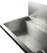 RVS WASBAK 4 KRANEN 2400MMNCLUSIEF AFVOERPLUG en SPATSCHERM - CombiSteel 7013.4615 3