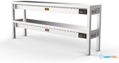 Combisteel Etagere Keramisch Verwamd 2 Niveaus 200010 Heaters À 250W | 7020.0755 1