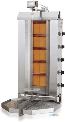Combisteel Gyros Grill Gas Motor Boven 5 Hittezones | 7049.0015 1