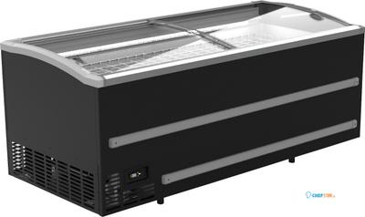 SUPERMARKT VRIESKIST ZWART 2125 - 1136L - CombiSteel 7072.0110 1