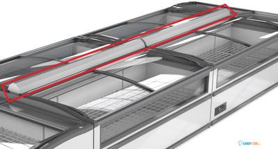 vrieskist koppelstuk wit 2500, combisteel 7072.9040 1
