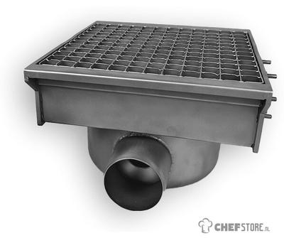RVS AFVOERPUT 300X265 - 1 EXIT - CombiSteel 7107.0020 1