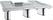 Neutrale Vis Toonbank | B=305cm | CombiSteel 7178.0915 1