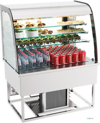 DROP-IN KOELVITRINE 140L OPEN  - Combisteel 7178.2010 1