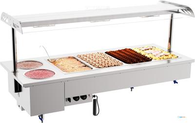 DROP-IN BAIN-MARIE Met BOWLS 5/1 - Combisteel 7178.2080 1