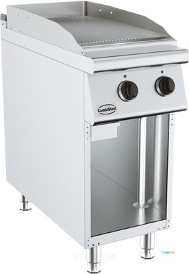 BASE 900 BAKPLAAT ELEK. GERIBD - Combisteel 7178.3170 1