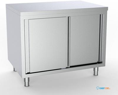 600 Werktafel Schuifdeuren 1200, combisteel 7333.0202 1