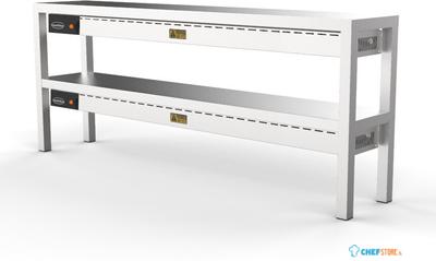 CombiSteel Etagère , Keramisch Verwarmd, Dubbel, 2000mm - 7333.0522 1