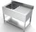 700 Spoeltafel Bodemschap 1 Links 1200, CombiSteel 7333.0830 1
