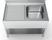 700 Spoeltafel Bodemschap 1 Rechts 1200, CombiSteel 7333.0835 2