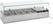 Gekoelde Opzetvitrine | 5x 1/4 GN | Glaswand | Combisteel | 7450.0005 1