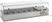 Gekoelde Opzetvitrine | 10x 1/4 GN | Glaswand | RVS | Combisteel | 7450.0013 1