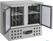 Vrieswerkbank 2 Deuren | Compact Line | -10°C/-20°C | Combisteel | 7450.0079 2