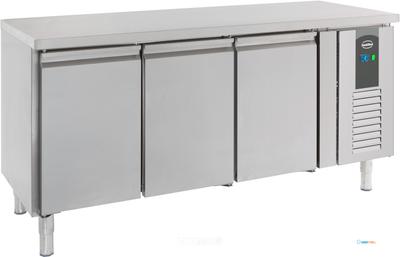 Koelwerkbank | 3 Deuren | 600mm diep | Standard Line | Geforceerd | Combisteel | 7450.0116