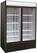 Vrieskast | 2 Glasdeuren | 1079 L | zwart | Combisteel | 7450.0145 1