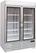 Vrieskast | 2 Glasdeuren | 920 L | Wit | met Lichtbak | Combisteel | 7450.0157 1