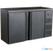 Barcooler | Zwart | 2 Deuren | Zwart | Combisteel | 7450.0315 1