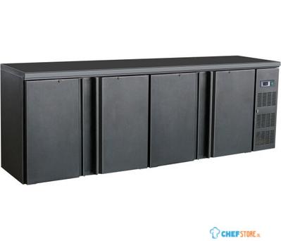 Barcooler | Zwart | 4 Deuren | Zwart | Combisteel | 7450.0325 1