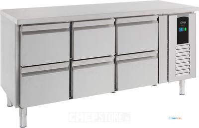 Combisteel 7450.5045 700 KOELWERKBANK 6 LADEN 1