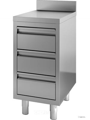 Werktafel met Laden | Opstand | 40cm | RVS | Combisteel | 7452.0510 1