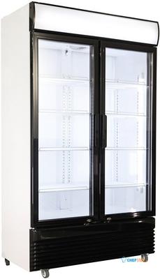 Horeca Koelkast | 780 L | 2 klapdeuren | Glasdeur | Lichtbak | Combisteel | 7455.1392 1