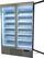 Display koelkast | 2 glasdeuren | 1000 L | zilver | Combisteel | 7455.2200 22