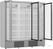 Display koelkast | 3 Glasdeuren | 1530 | zilver | Combisteel | 7455.2205 2