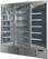 Display koelkast | 3 Glasdeuren | 1530 | zilver | Combisteel | 7455.2205 7