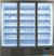 Display koelkast | 3 Glasdeuren | 1530 | zilver | Combisteel | 7455.2205 11