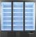Display koelkast | 3 Glasdeuren | 1530 | zilver | Combisteel | 7455.2205 13