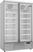 Display vrieskast | 2 Glasdeuren | 1000 L | Zilver | Combisteel | 7455.2215 1