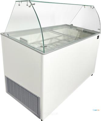 Schepijsvitrine Java | 8 x 5 liter | + 10x opslag | Combisteel | 7472.0130 1