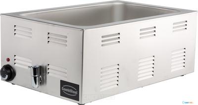 Bain Marie, Elektrisch, Tafelmodel, Aftapkraan, 1 x 1/1 GN, Combisteel 7476.0015 1