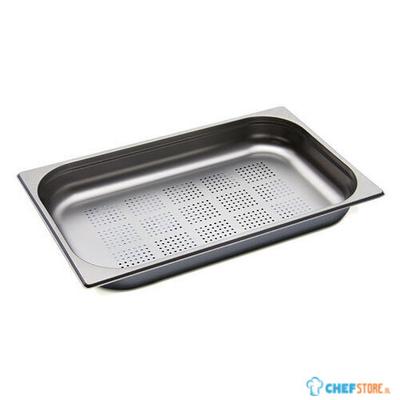 RVS GNPan | Geperforeerd | 1/1GN | 15cm hoog | Combisteel | 7476.0210 1