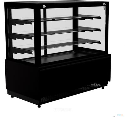 Koelvitrine Nero 1.0 Rechte Ruit | Schuifdeuren | +4/+12°C | Combisteel | 7486.0090 1