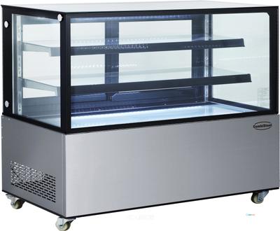 Koelvitrine | B=1.5m | 470 liter | Rechte Ruit | Wielen | Combisteel | 7487.0025 1